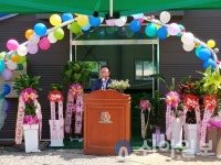 박영론 홍천군의장, 남면 화전3리 다목적체육관 개관식 참석