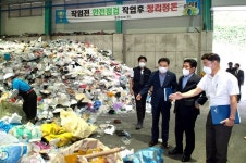 김창규 제천시장, 자원관리센터 방문해 환경미화원 노고 격려