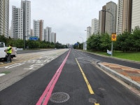파주, 심학산교차로 앞 상습정체 개선공사 완료