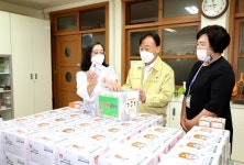 설동호 대전시교육감, 2학기 대전어은초 방역 현장점검 실시