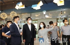 도성훈 인천교육감, 9월 개교 이음초등학교 점검