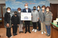 워싱턴주 한미여성회, 동두천시에 성금 기부
