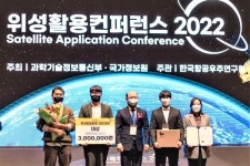 경북대 상주캠퍼스 S&GI팀, 2022년 위성정보활용 경진대회 대상 수상