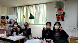 안산대학교 뷰티아트과, 안산디자인문화고 ‘은천축제’ 네일시술 지원