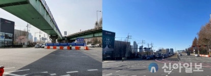 서울 선유고가차도 철거 완료…평면교차로 전면 개통