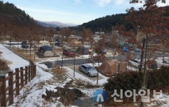 철원, 두루웰숲속문화촌 캠핑장 겨울에도 운영