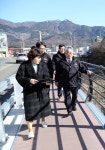 조일암 진해구청장, 신이천 데크로드 시설물 점검