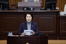 최병순 서구의원, 조규식 의원 대리해 교통안전시설 개선 제안 설명