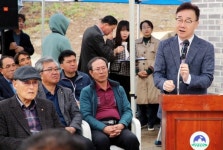 하동군 청암면, 심답마을 노은동 경로당 준공식