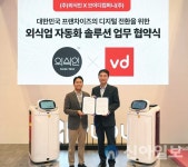 브이디컴퍼니XFC다움, 외식업 자동화 MOU 체결