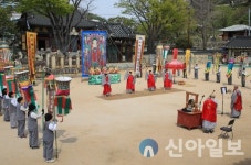 [포토] 영남루서 열린 ‘무형문화제 상설공연’