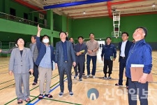 차준택 부평구청장, 부평남부체육센터 방문