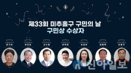 미추홀구, 제33회 구민의 날’ 구민상 수상자 선정