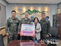 전문대항군연대 12대대 화기중대, 헌혈증 100장 기부