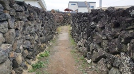 부안군, 제주 현무암 돌담길 조성 전망