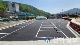 태백시, 산소드림도서관 앞 공영주차장 준공...30대 주차