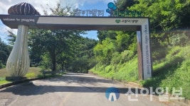 양양군, 송이밸리자연휴양림 엑스포 로드 경관조성 완료