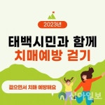 태백시 치매안심센터, 치매 예방 ‘워크온’ 걷기 마일리지 챌린지 운영