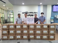 의정부시 민락동 삼애교회, 송산3동에 추석 후원물품 기탁