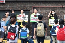 동구, 통학로 어린이 교통안전 캠페인 실시