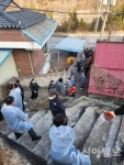 영월 한반도면 지역사회 보장협의체-쌍룡중학교, 사랑의 연탄배달 봉사활동