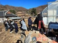 홍천군 내면 창촌초등학교, 연탄 나눔 봉사