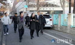 대전시의회 복지환경위원회, 한밭체육관 주변 현장점검 실시
