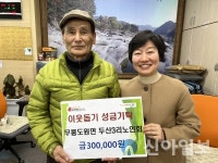 영월군 무릉도원면 두산3리 경로당, 이웃돕기 성금 기탁