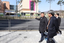 송대윤 대전시의원, 복용초등학교 통학로 안전점검