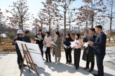 익산시의회 보건복지위, 마동공원 현장방문 사업추진 상황 점검