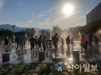 밀양시, ‘삼문둔치 바닥분수 5일부터 가동