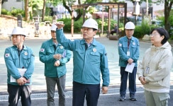백영현 포천시장, 태봉산유아숲체험원 방문
