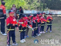 홍천국유림관리소, 일일 어린이 산불재난특수 진화대 체험