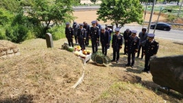 합천군 재향경우회, 순국경찰관 추모행사 가져