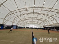 태안군, ‘비바람 걱정 뚝’ 태안테니스장 업그레이드