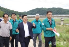 이장우 시장 “정뱅이마을 경로당부터 우선 복구”