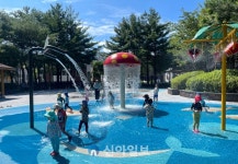 계룡시, 바닥분수 및 어린이 물놀이시설 운영