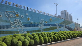 영천 금호강변, 별빛이 밝은 밤이 찾아왔다
