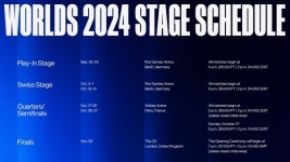 2024 롤드컵 개막 D-10...한화생명·젠지·DK·T1 출전