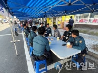 홍천경찰서장, 강원기동순찰대 현장 간담회 개최