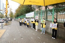 구래동 나비초, 학부모와 함께하는 교통안전캠페인 진행