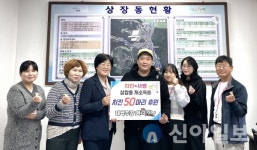 페리카나 태백주공점, 태백 상장동에 치킨 50마리 후원