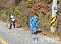 철원, 환경자원사업소 진입로 환경정화