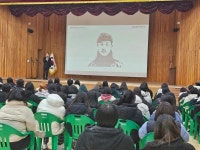 강원동부보훈지청, 동해북평여고 3학년 대상 보훈교육 진행