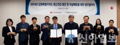 강원도광역정신건강복지센터-강원지방우정청, 자살예방 협약