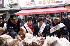 상주소방서, 설 맞이 전통시장 장보기 행사