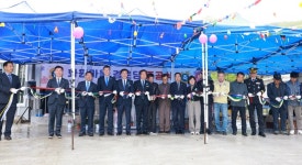 유희태 완주군수, 구이면 광곡리 ‘화원경로당’ 준공식 축사