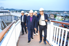 신현국 문경시장, ‘중앙공원 정비사업 ’야간경관조성 현장 점검