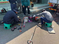 경남도 농업기술원·하동군 농업기술센터 합동 농기계 교육