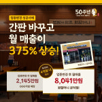 간판 바꾸니 월 매출 375% 상승… ‘원할머니보쌈·족발’ 업종전환 사례 주목